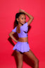 Flutter Bra Top - Lavender - Ready To Ship