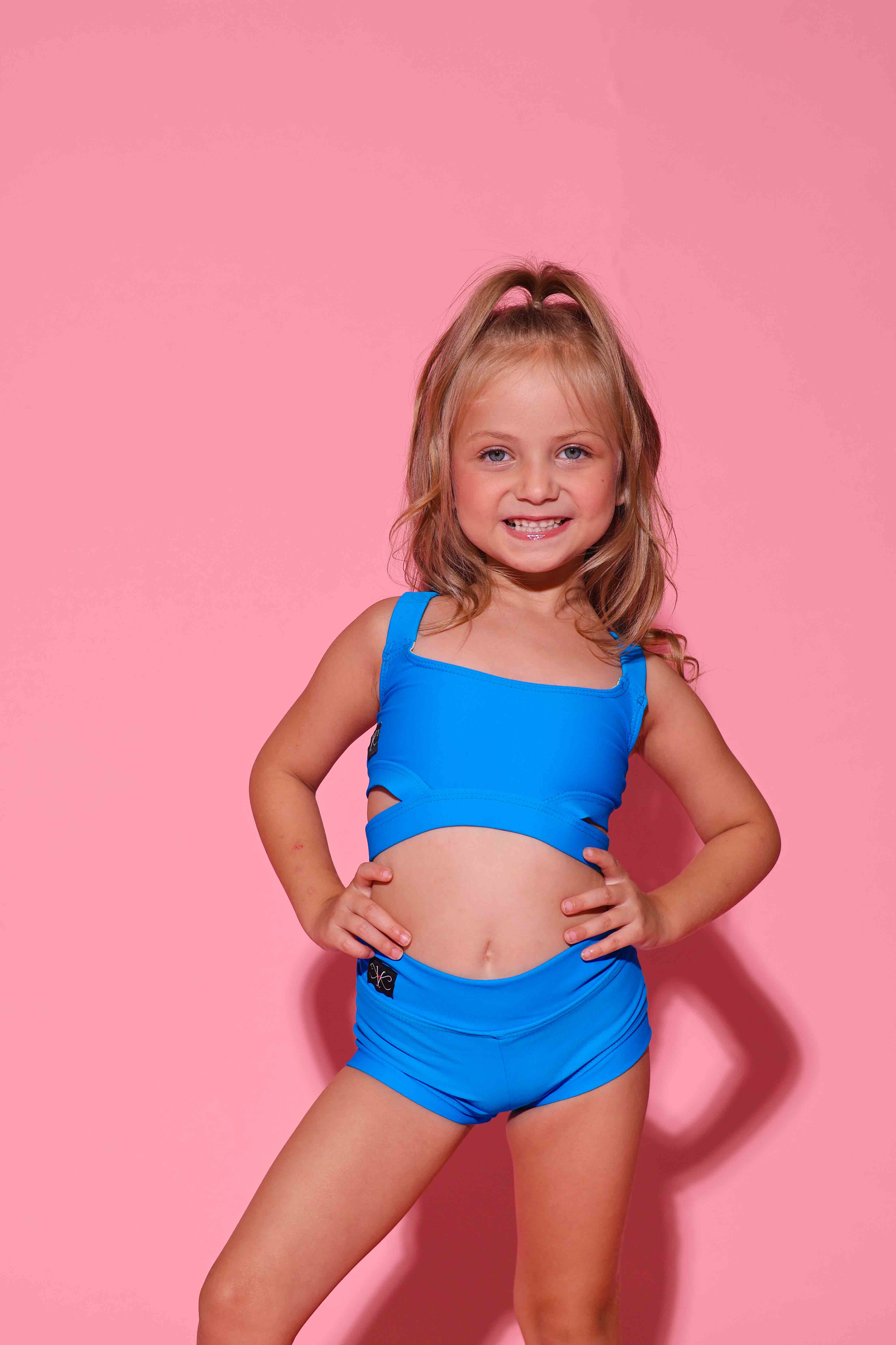 Side Hustle Celebrity Short - Turquoise - Ready To Ship