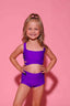 Side Hustle Bra Top - Purple - Ready To Ship