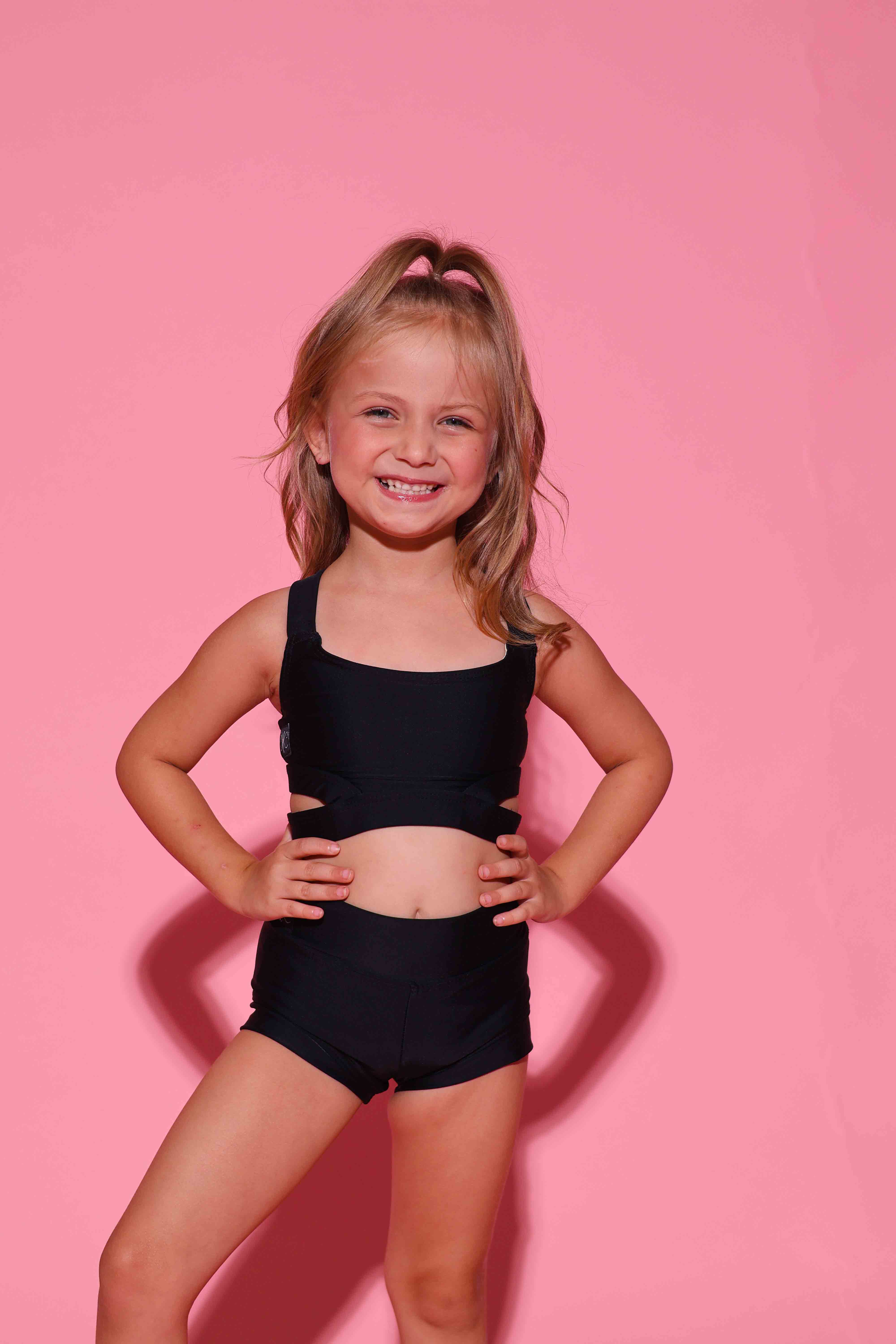 Side Hustle Bra Top - Black - Ready To Ship