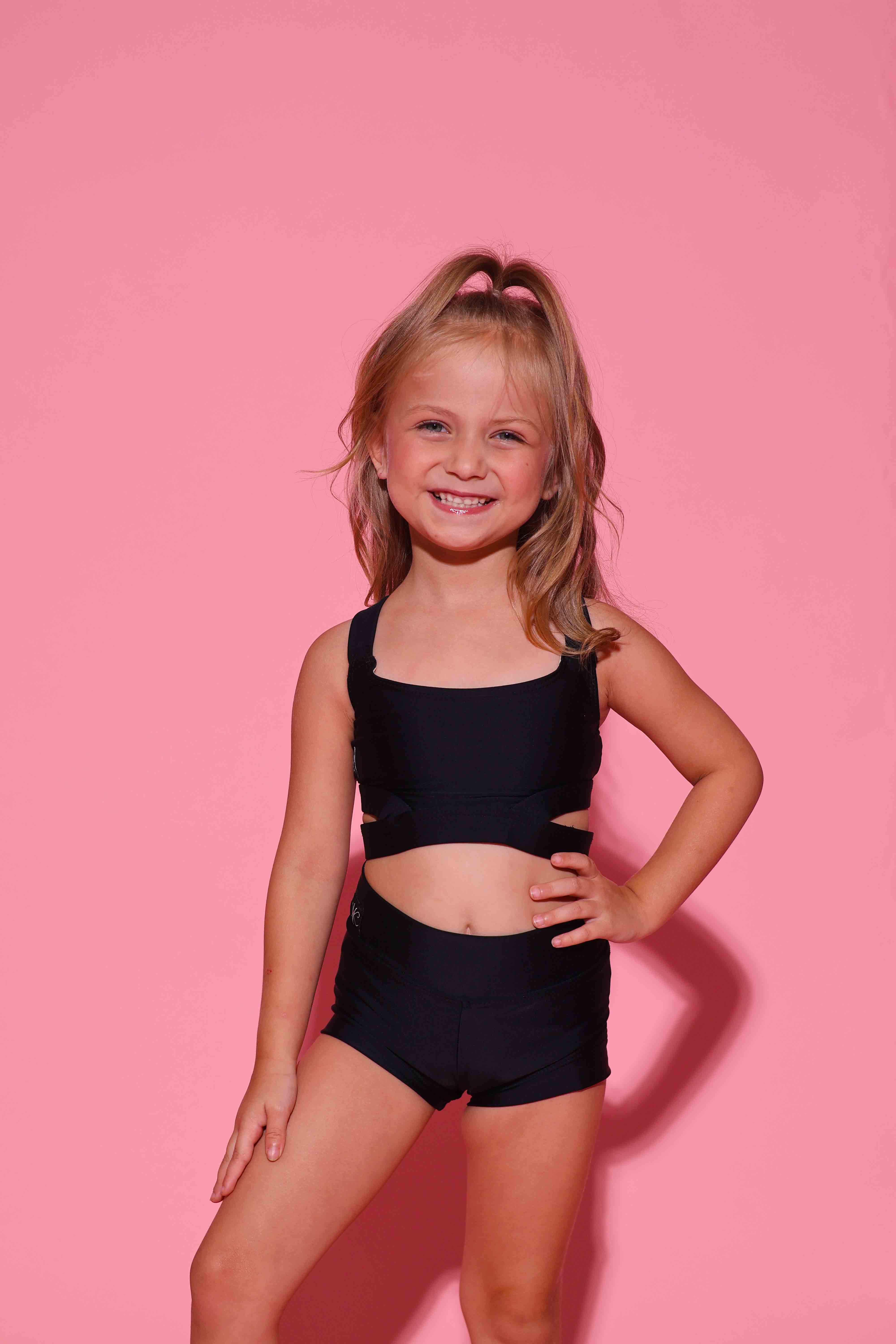 Side Hustle Bra Top - Black - Ready To Ship