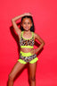 Lolita Brief - Jungle Velvet/Neon Yellow - Ready To Ship