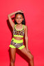 Lolita Brief - Jungle Velvet/Neon Yellow - Ready To Ship