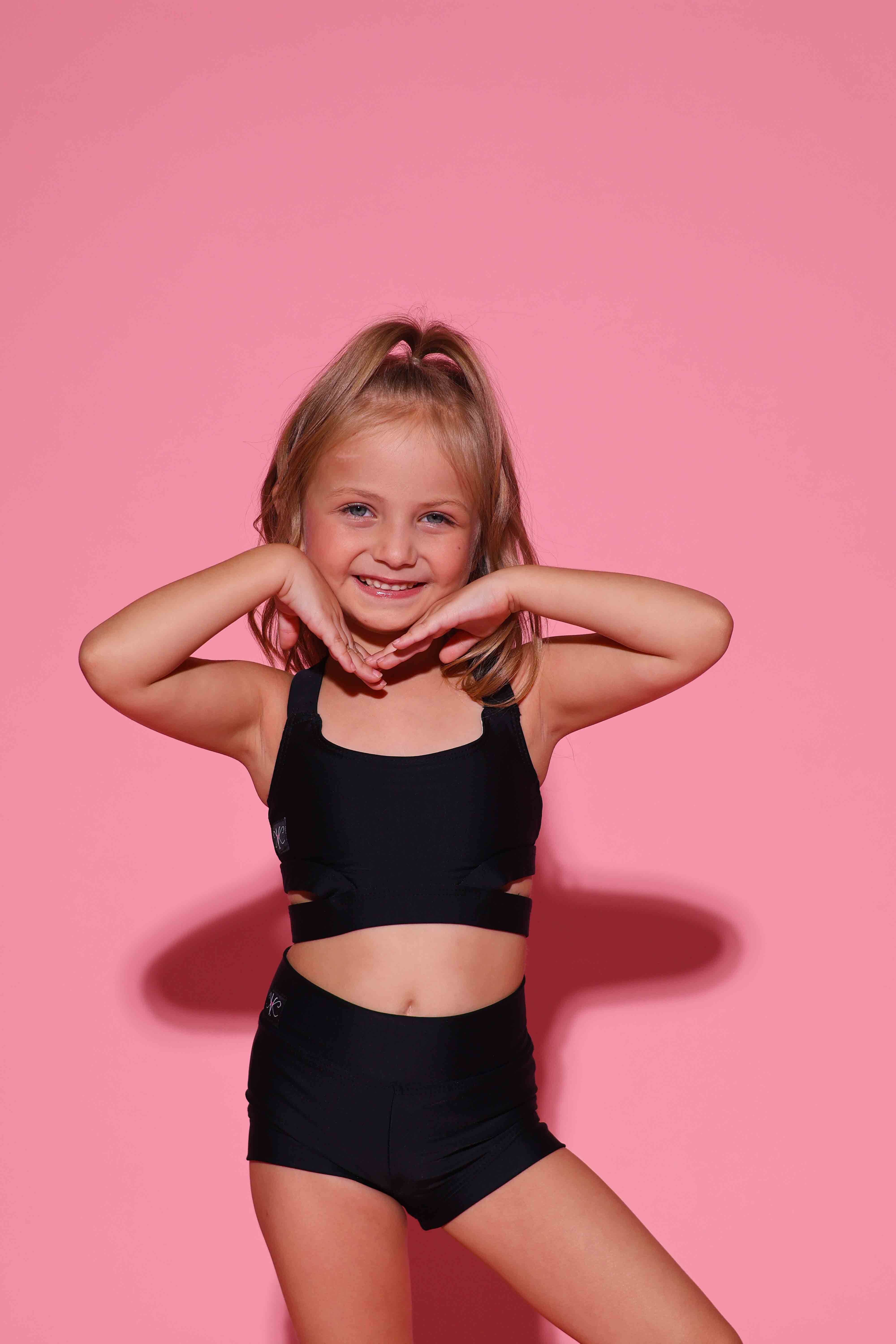 Side Hustle Bra Top - Black - Ready To Ship