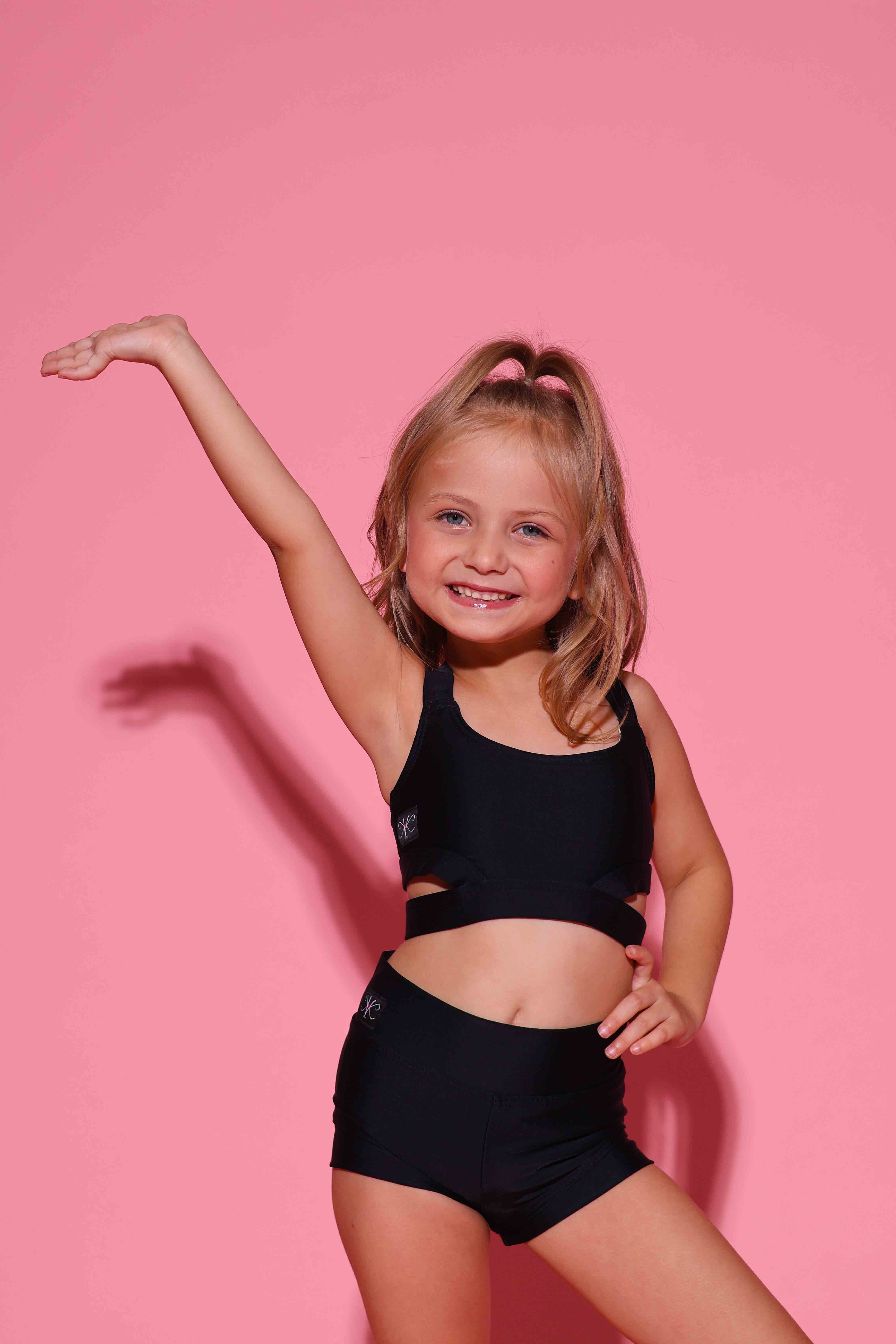 Side Hustle Bra Top - Black - Ready To Ship