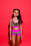Lolita Brief - Cheetah Velvet/Neon Pink - Ready To Ship