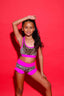 Lolita Brief - Cheetah Velvet/Neon Pink - Ready To Ship