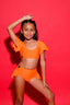 Flutter Brief - Neon Orange - Ready To Ship