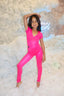 Timeout Jumpsuit - Lipstick Slick - Ready to Ship - Final Sale
