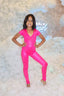 Timeout Jumpsuit - Lipstick Slick - Ready to Ship - Final Sale