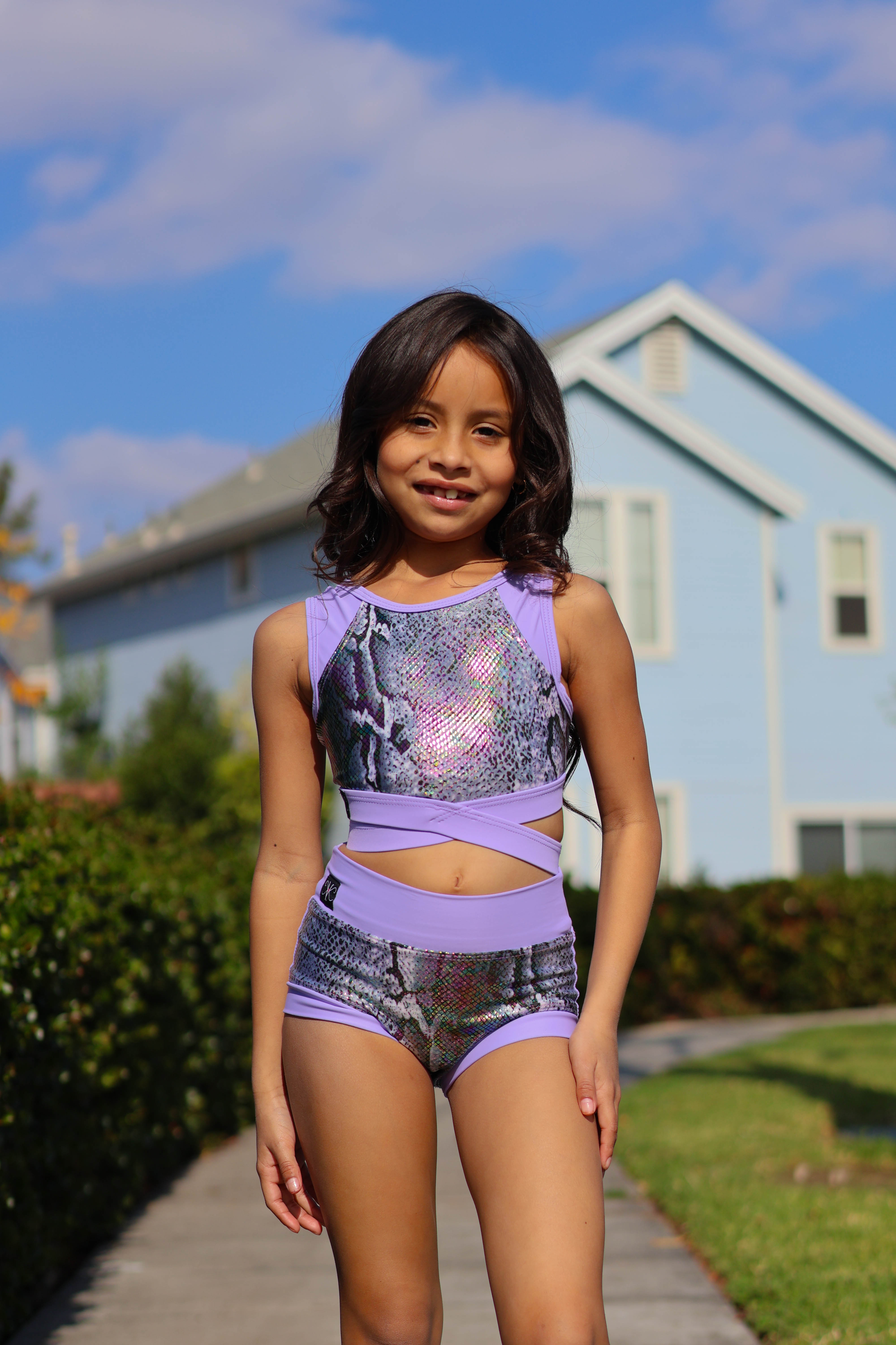 Criss Cross VIP Brief - Lavender Viper - Ready to Ship