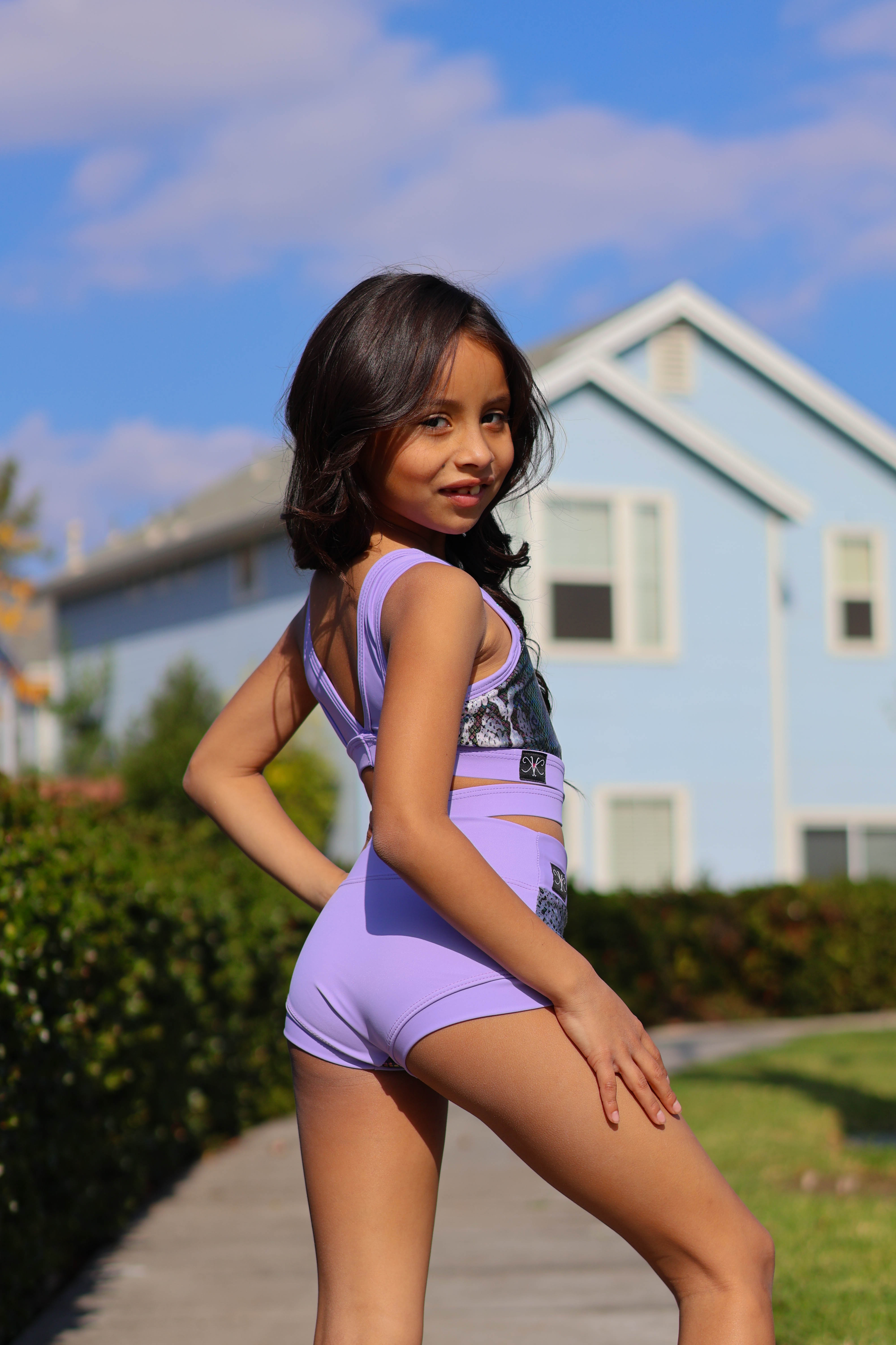Criss Cross VIP Brief - Lavender Viper - Ready to Ship