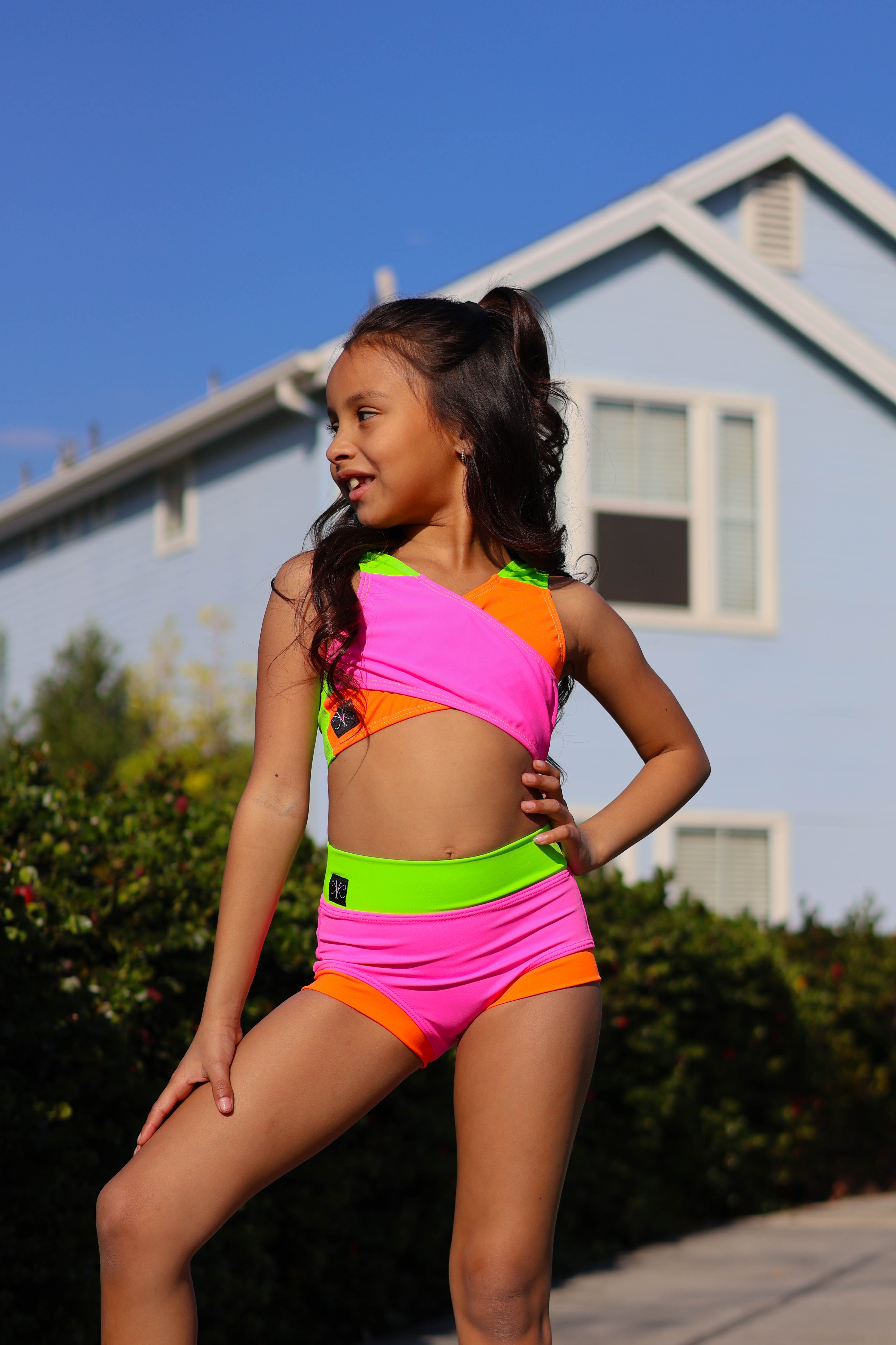 Cross My Heart VIP Brief - Neon Tri-Color - Ready To Ship