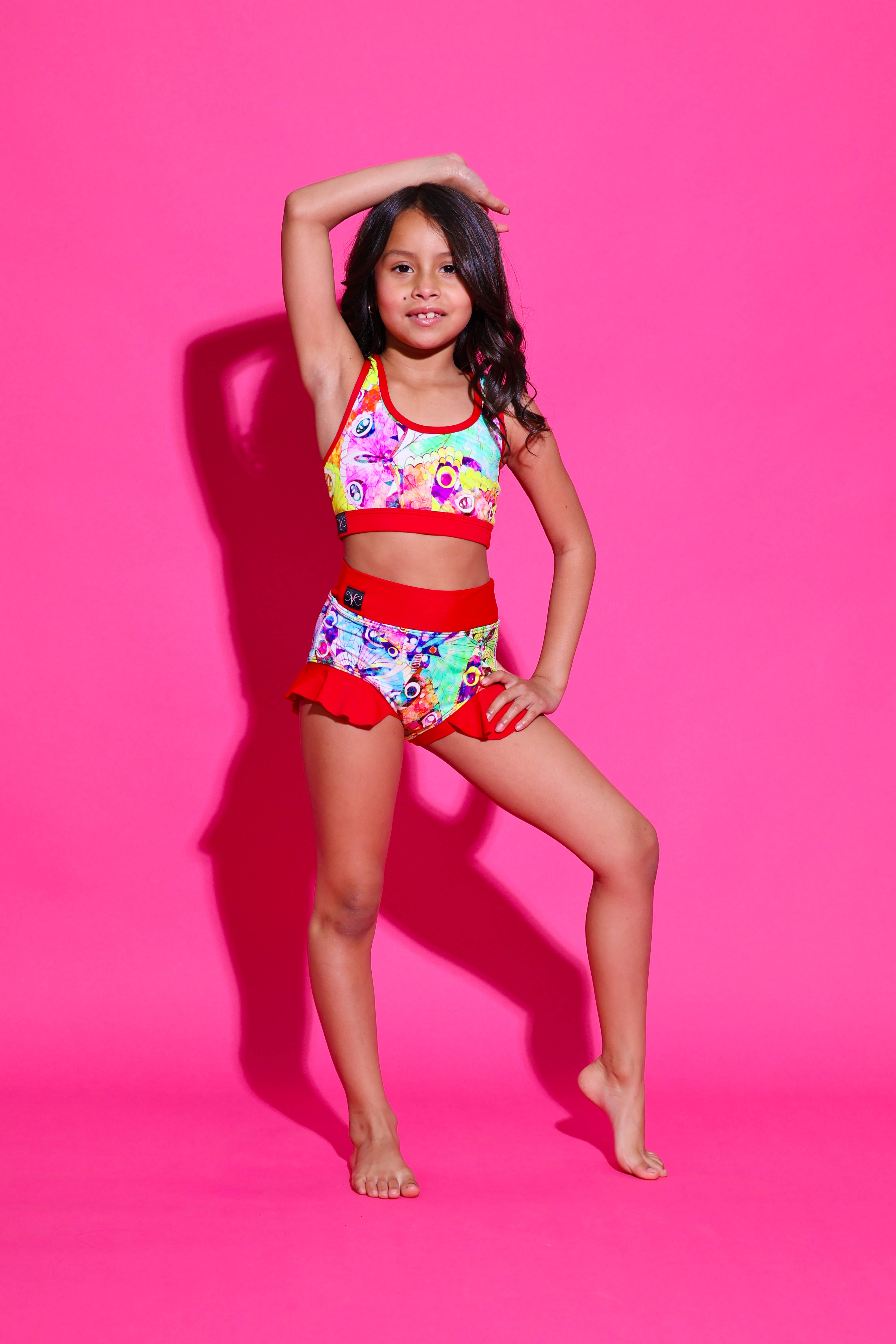 Lolita Brief- Butterflies/Watermelon - Ready To Ship - Final Sale