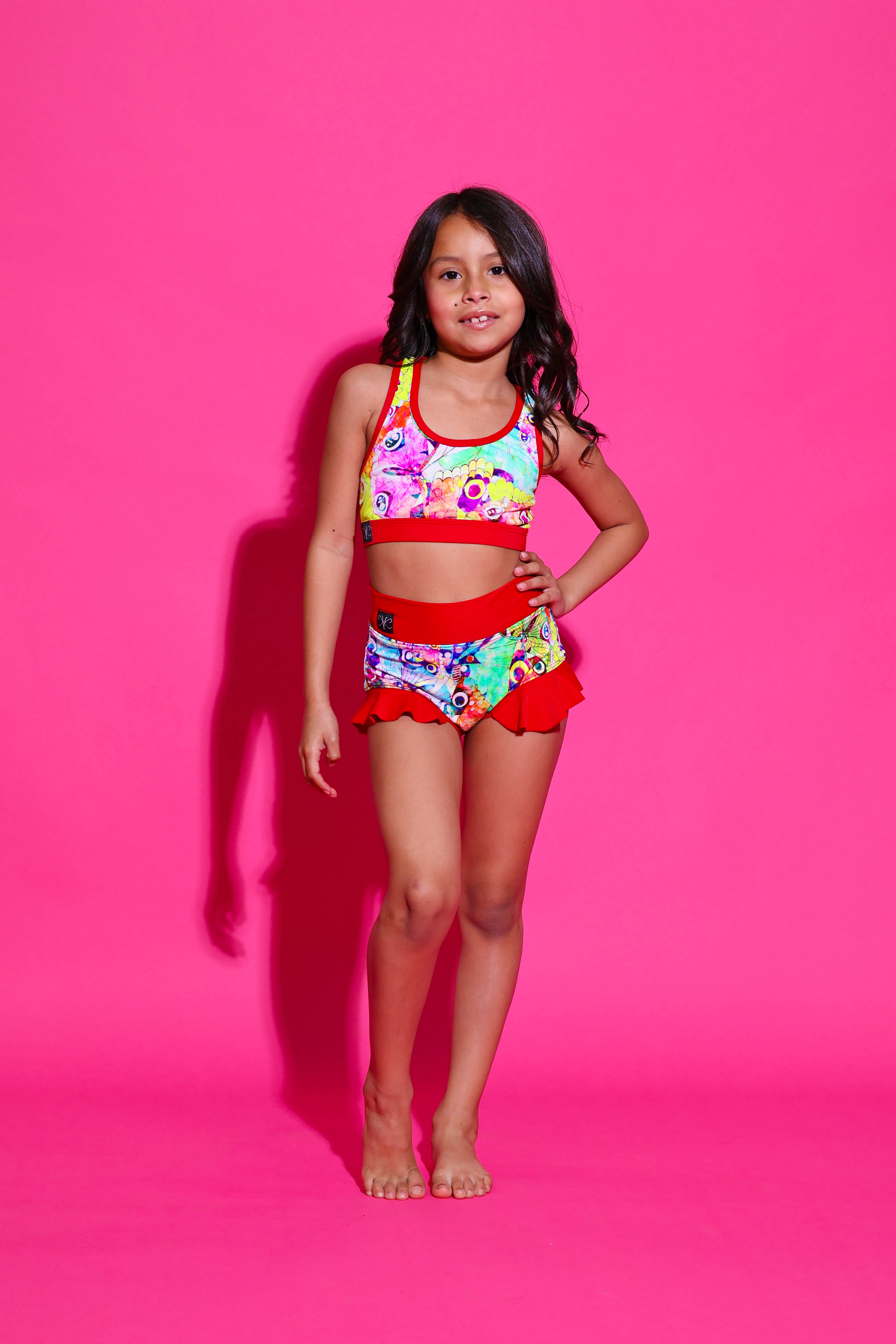 Lolita Brief- Butterflies/Watermelon - Ready To Ship - Final Sale
