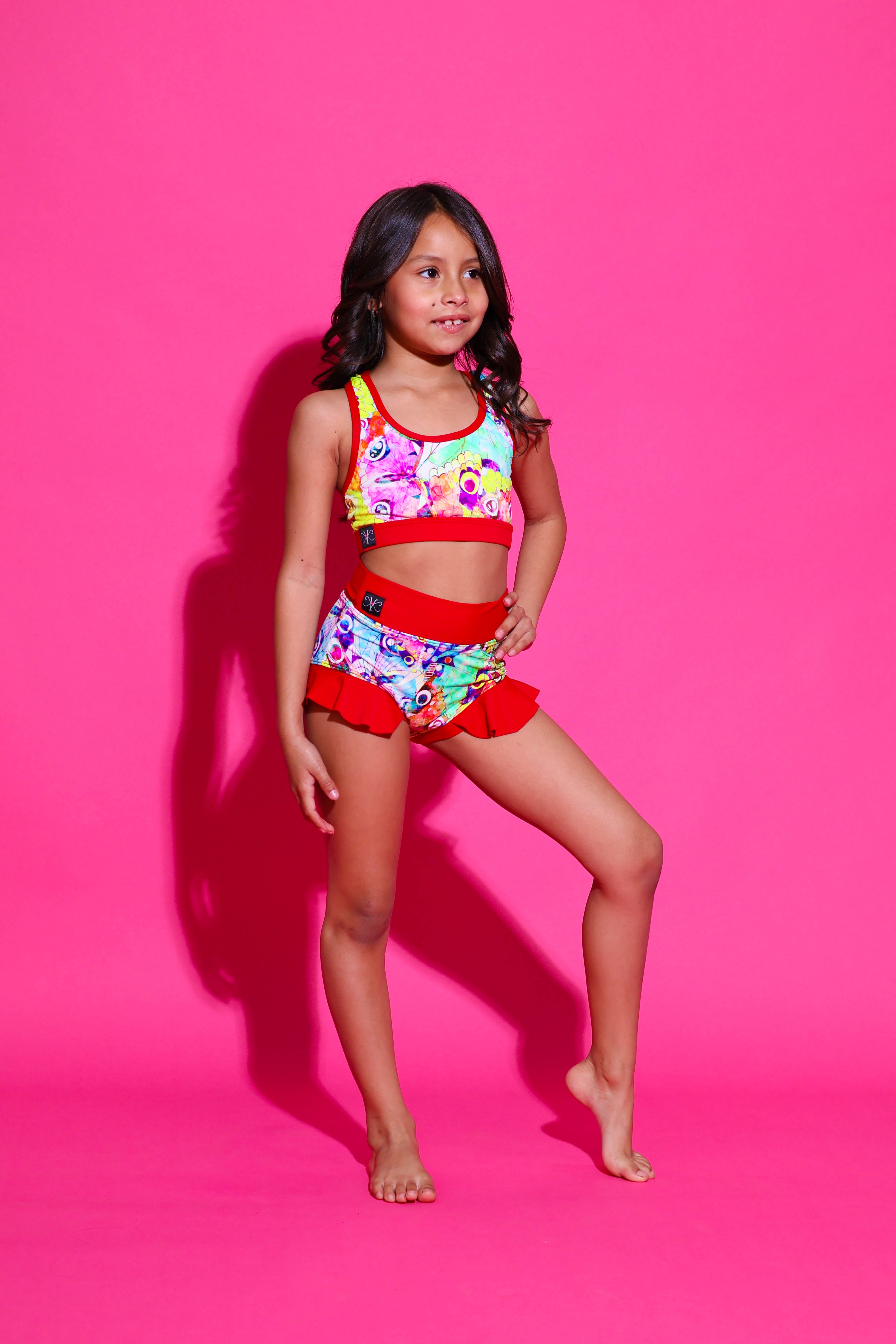 Lolita Brief- Butterflies/Watermelon - Ready To Ship - Final Sale