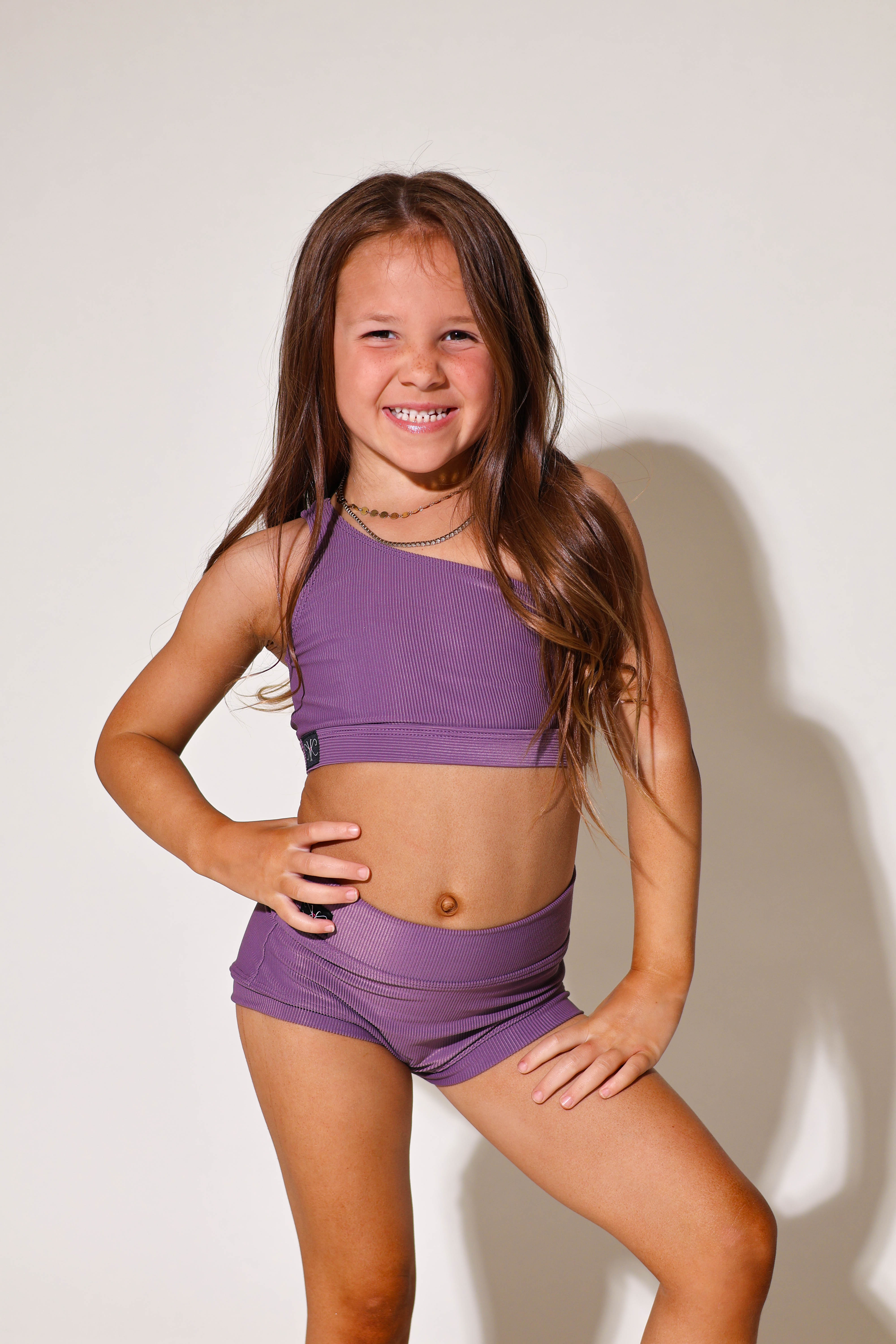 Cross The Line VIP Brief - Mauve Ribbed - Ready To Ship