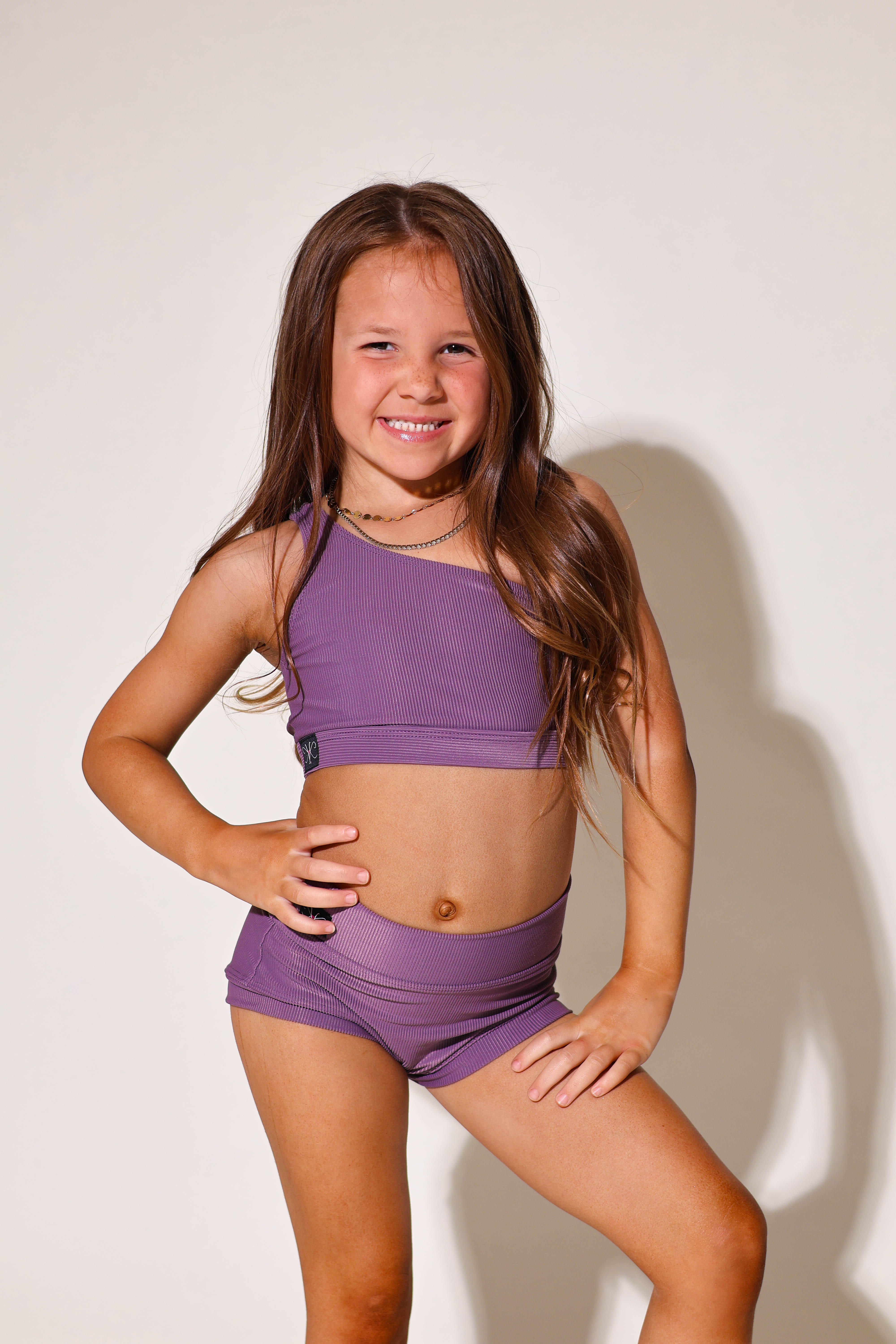 Cross The Line VIP Brief - Mauve Ribbed - Ready To Ship