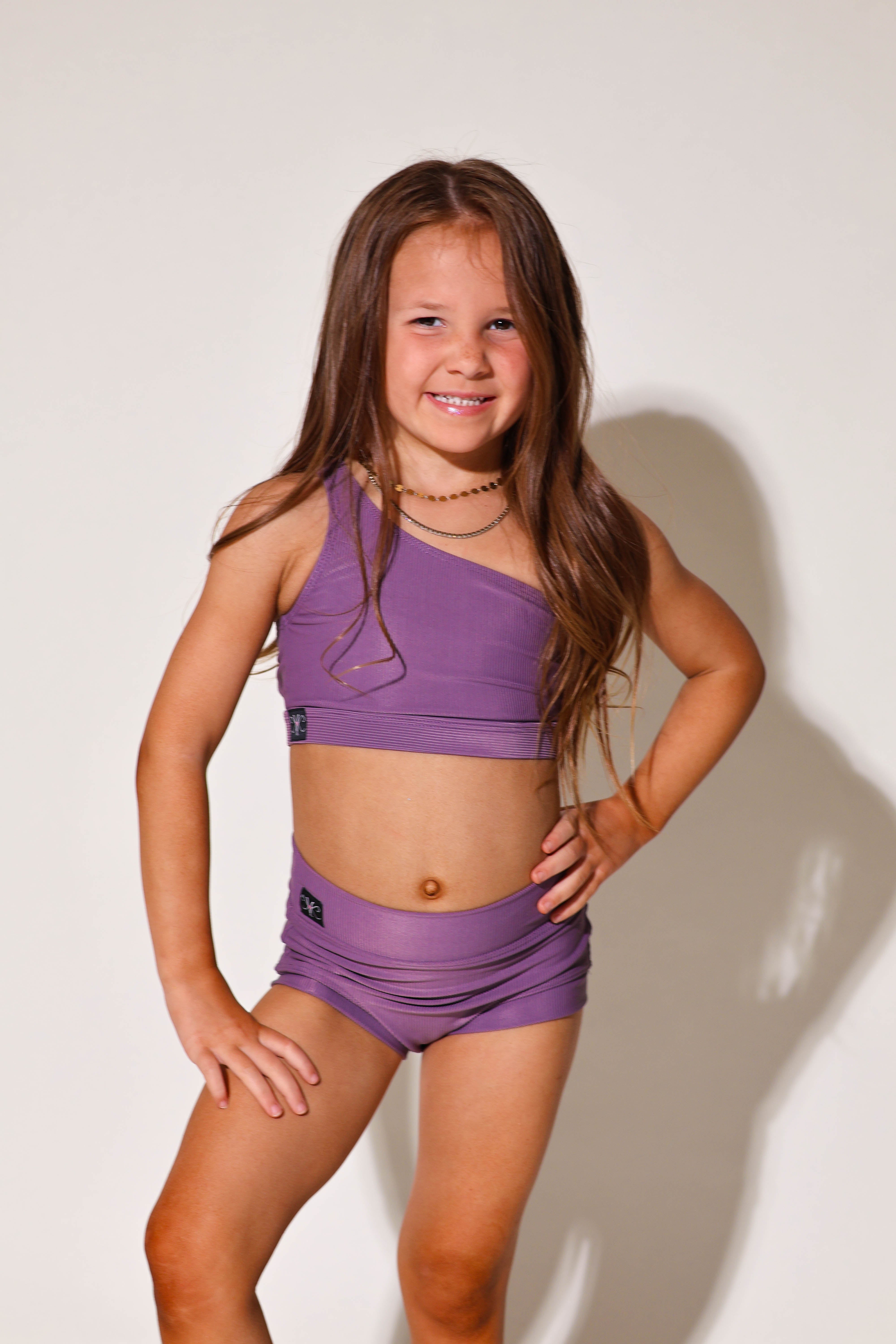 Cross The Line VIP Brief - Mauve Ribbed - Ready To Ship