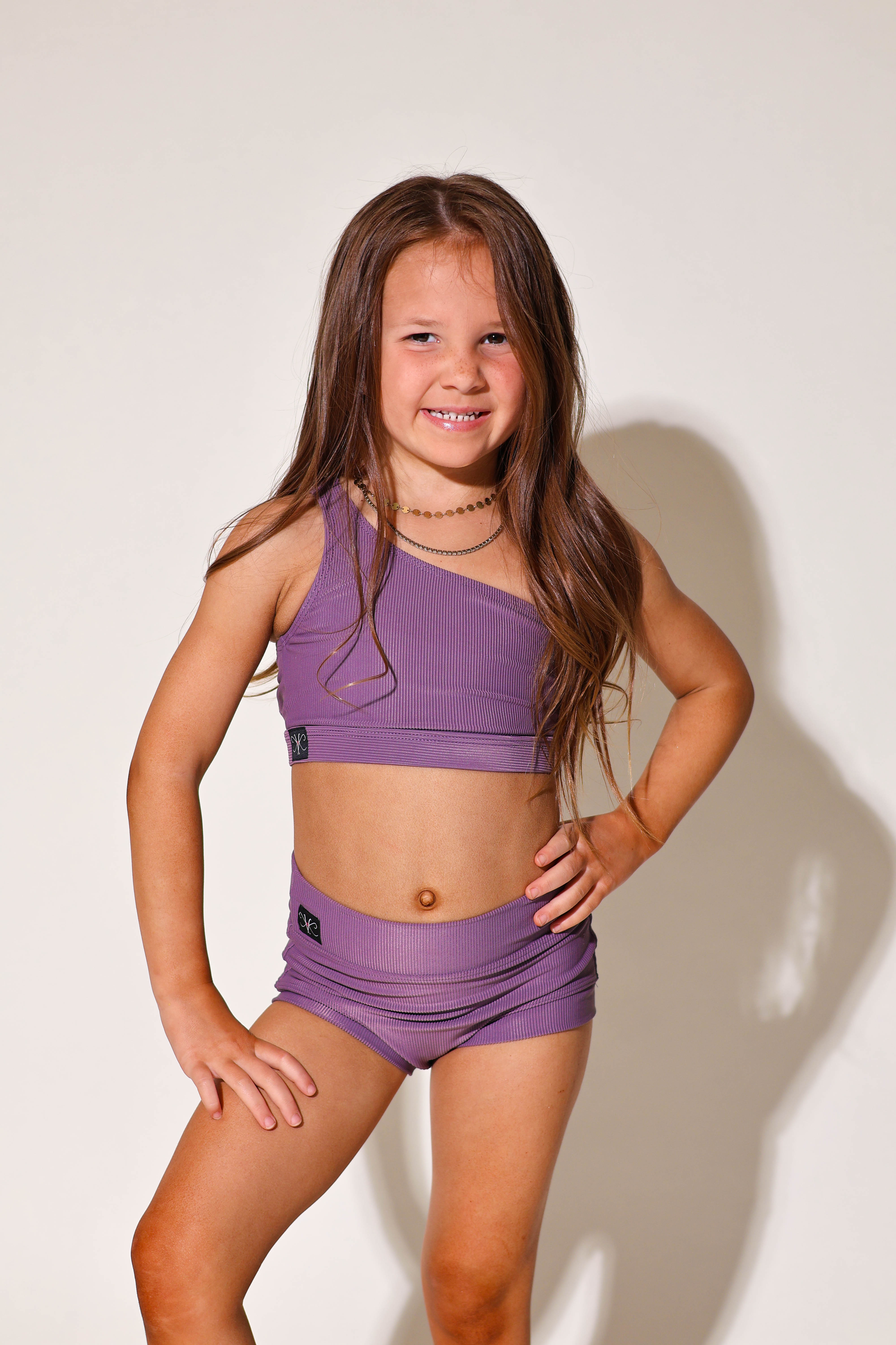 Cross The Line VIP Brief - Mauve Ribbed - Ready To Ship