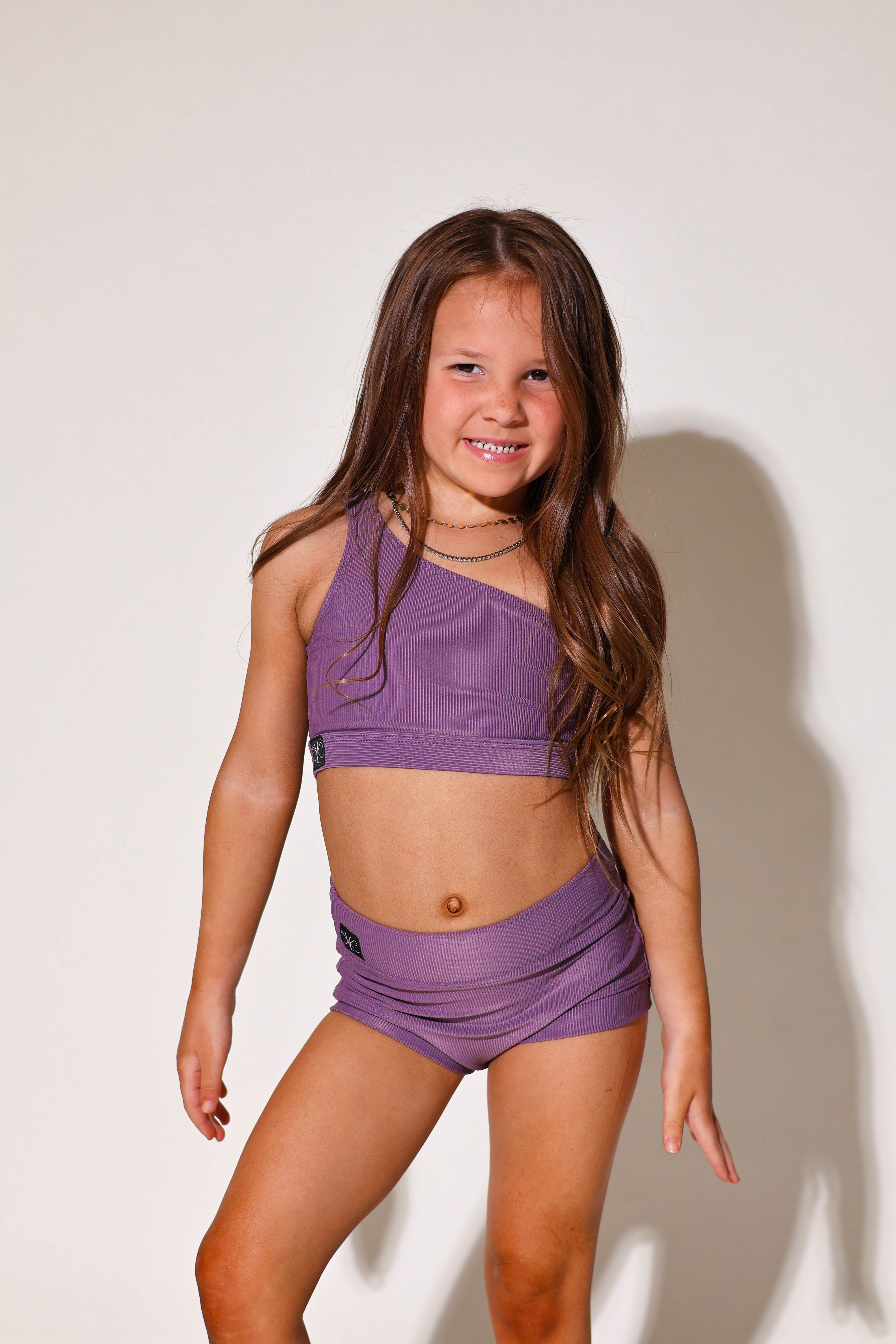 Cross The Line VIP Brief - Mauve Ribbed - Ready To Ship
