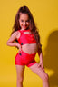 Win Win Bra Top - Neon Red Shiny - Ready To Ship