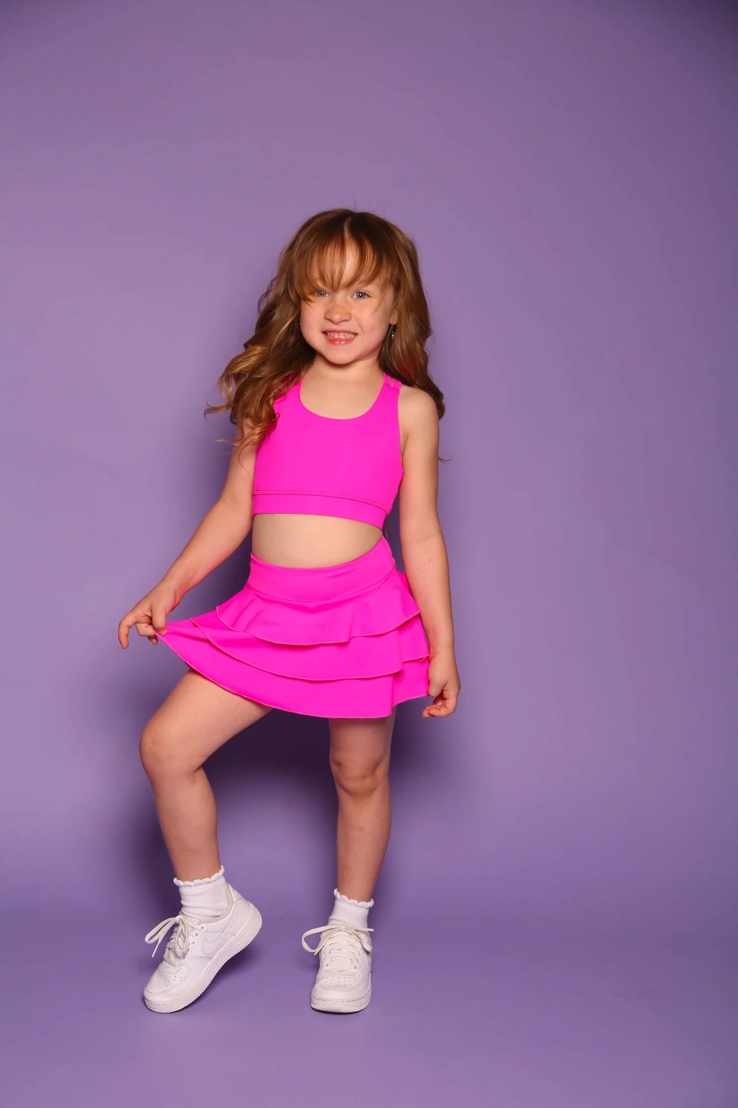 Sweetie Pie Bra Top - Neon Pink - Sparkle Plum Exclusive - Ready to Ship