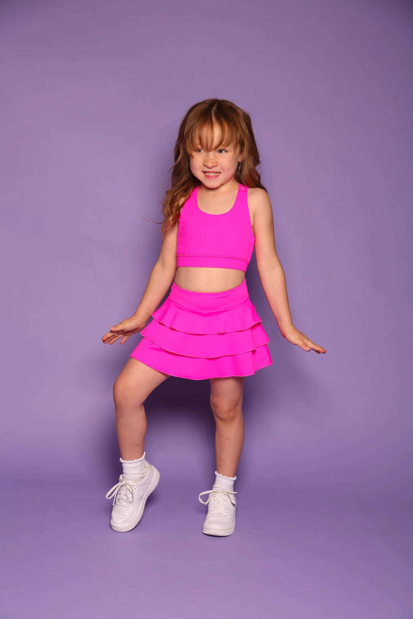 Sweetie Pie Bra Top - Neon Pink - Sparkle Plum Exclusive - Ready to Ship