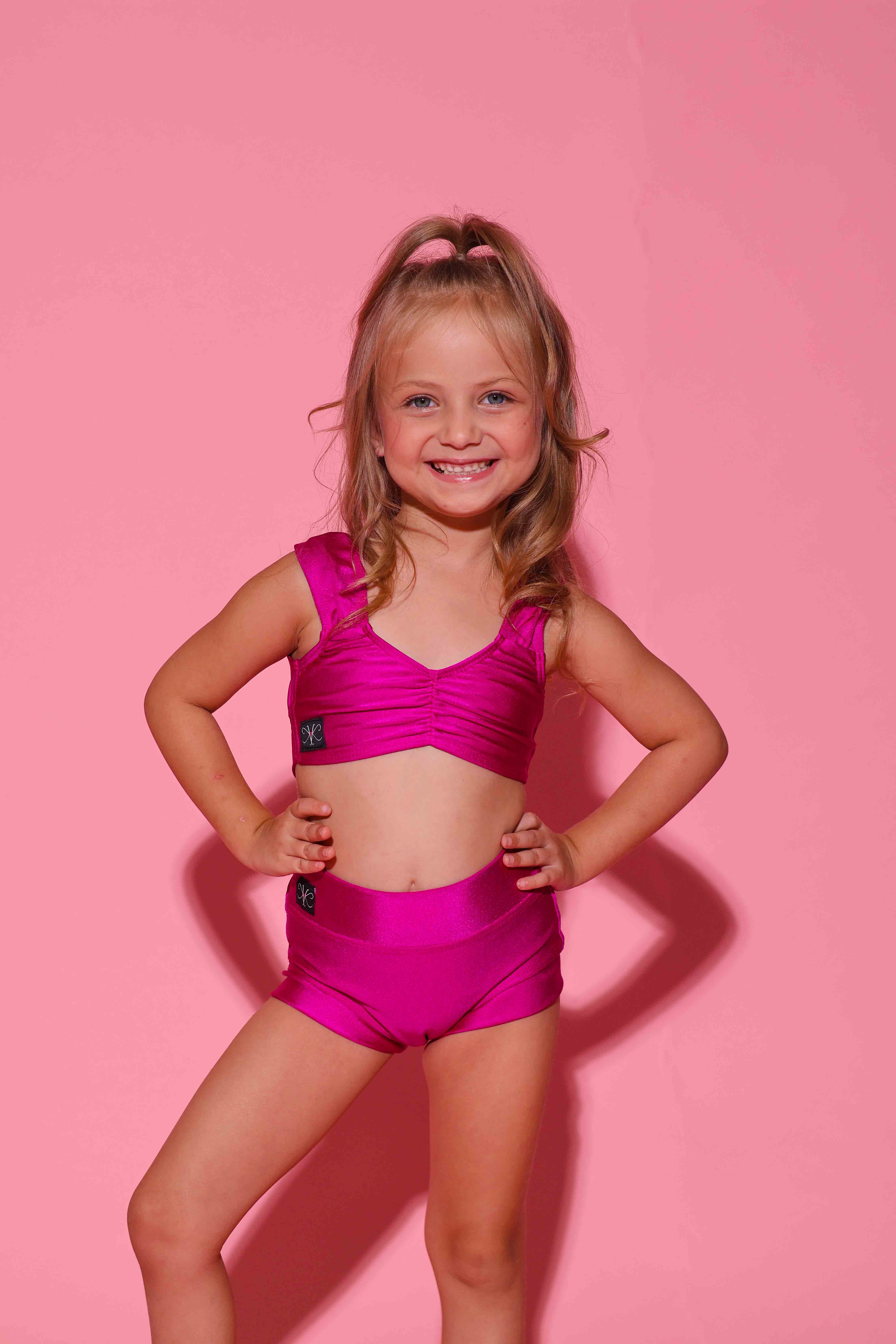 Count On Me Bra Top - Magenta - Ready To Ship