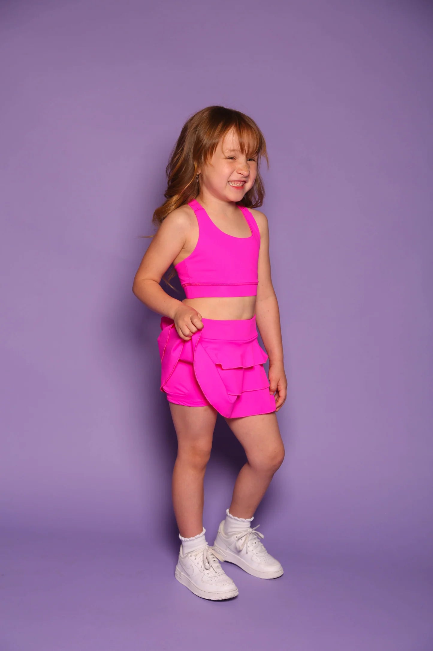 Sweetie Pie Bra Top - Neon Pink - Sparkle Plum Exclusive - Ready to Ship