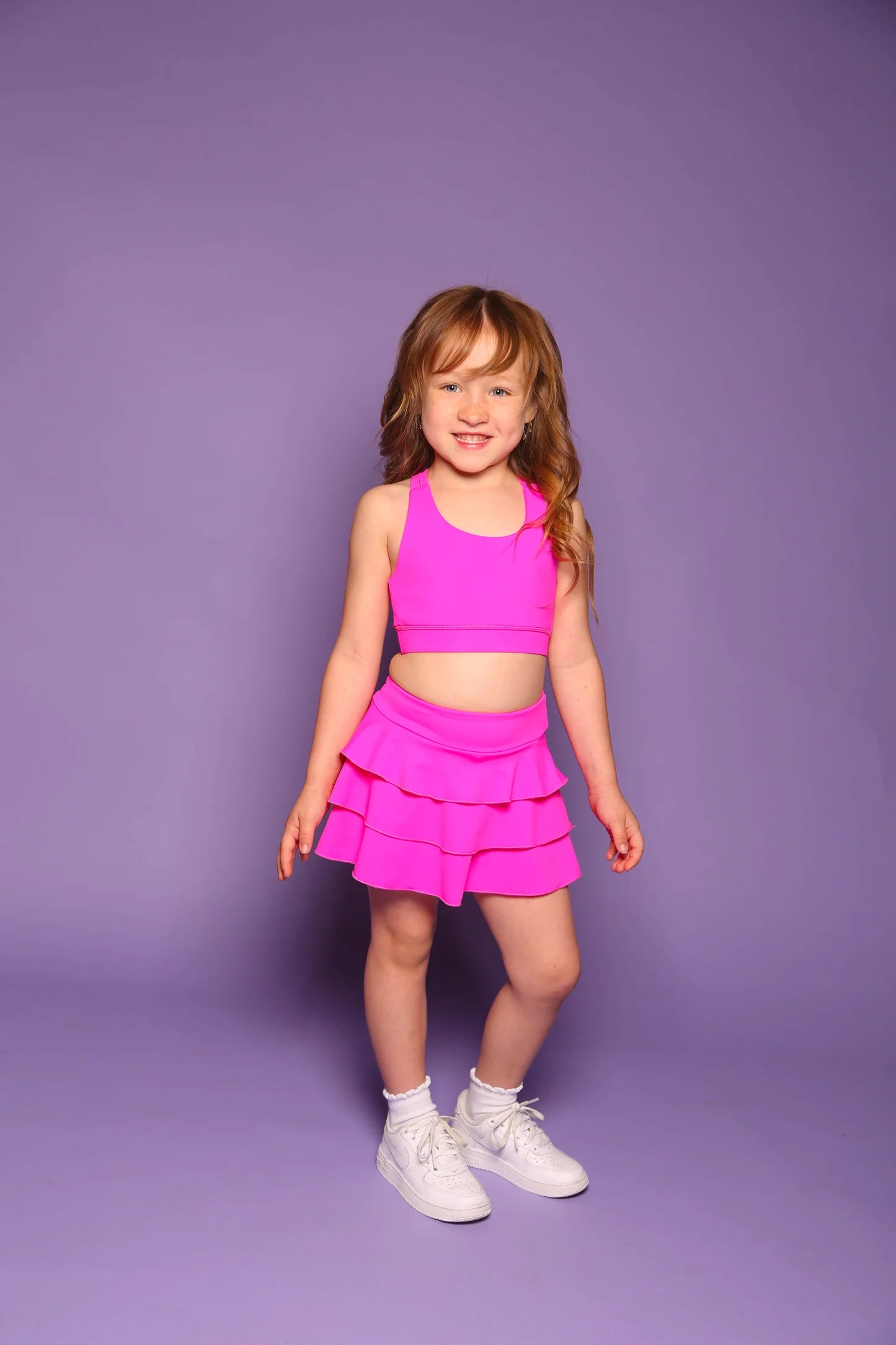 Sweetie Pie Bra Top - Neon Pink - Sparkle Plum Exclusive - Ready to Ship