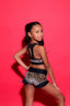 Lolita Brief - Cheetah Velvet/Black - Ready To Ship