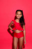 All Dolled Up Crop Top - Red/White - Ready To Ship