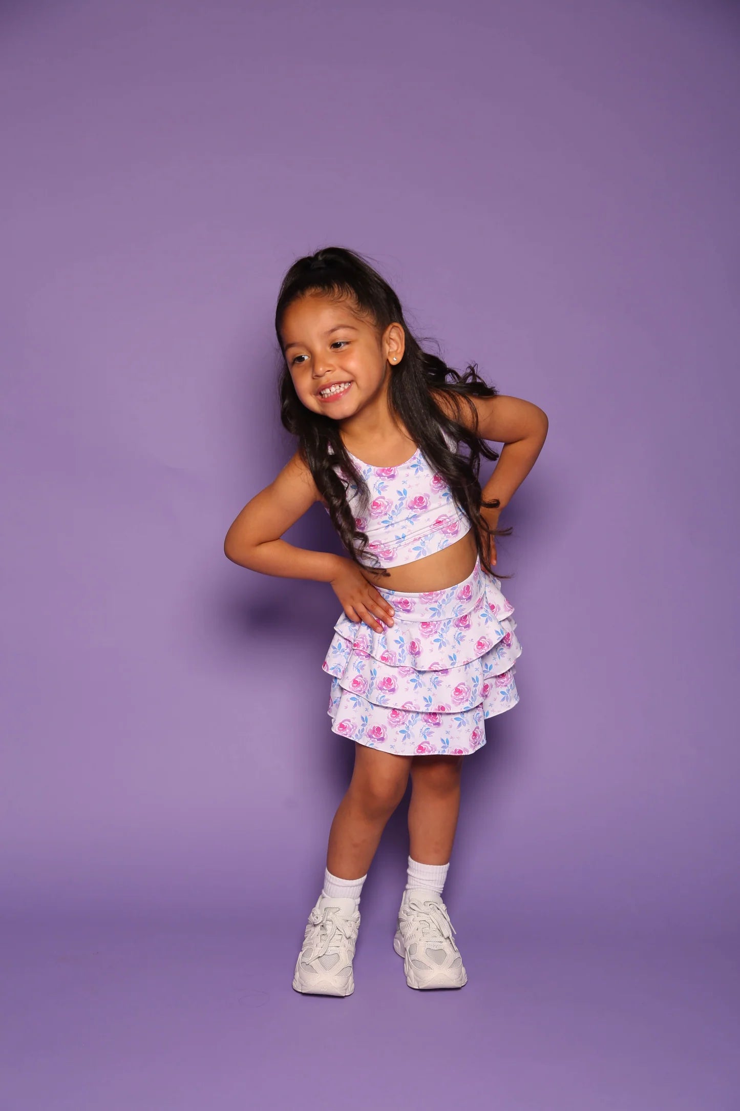 Sweetie Pie Bra Top - Rosie Posie - Sparkle Plum Exclusive - Ready to Ship