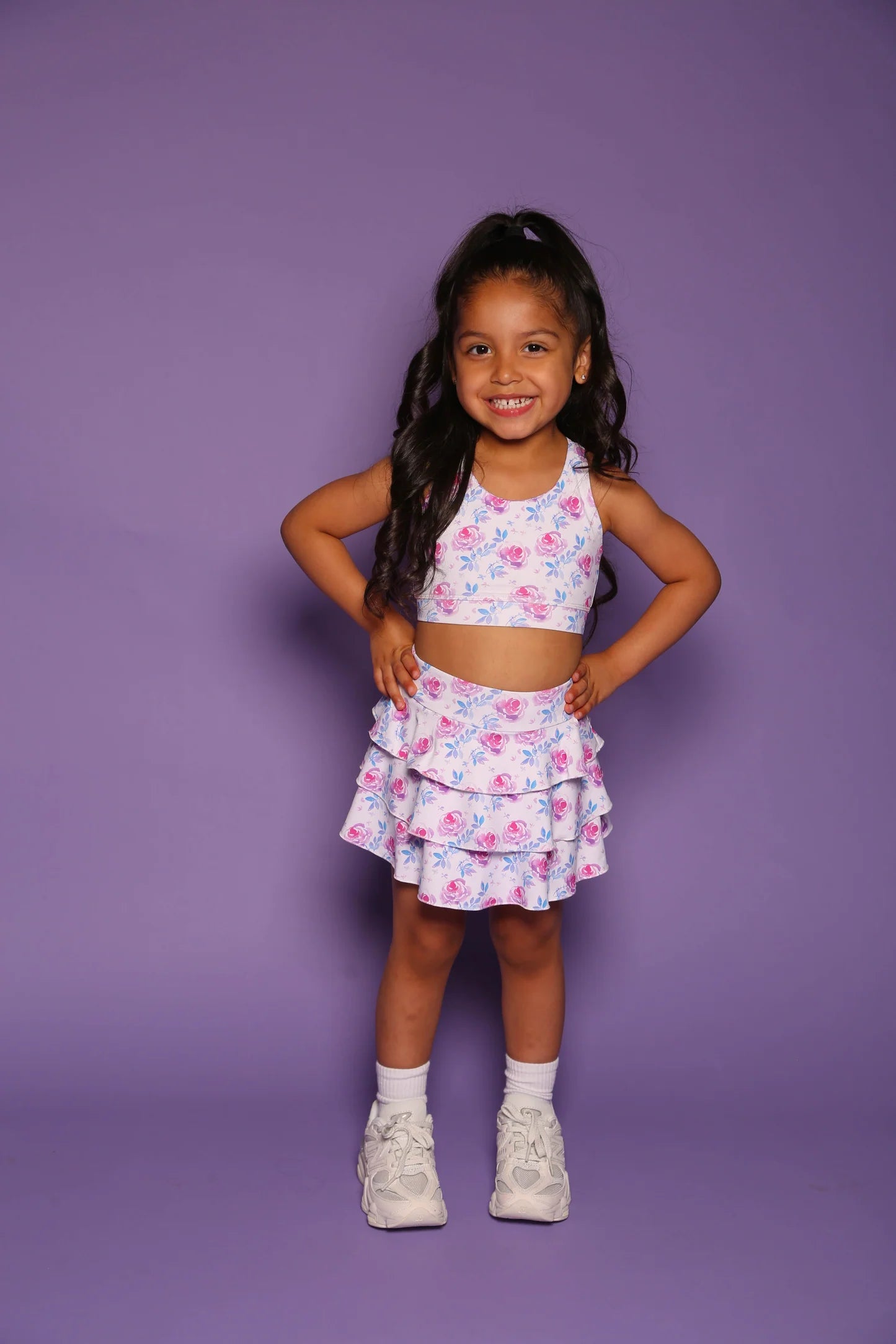 Sweetie Pie Bra Top - Rosie Posie - Sparkle Plum Exclusive - Ready to Ship