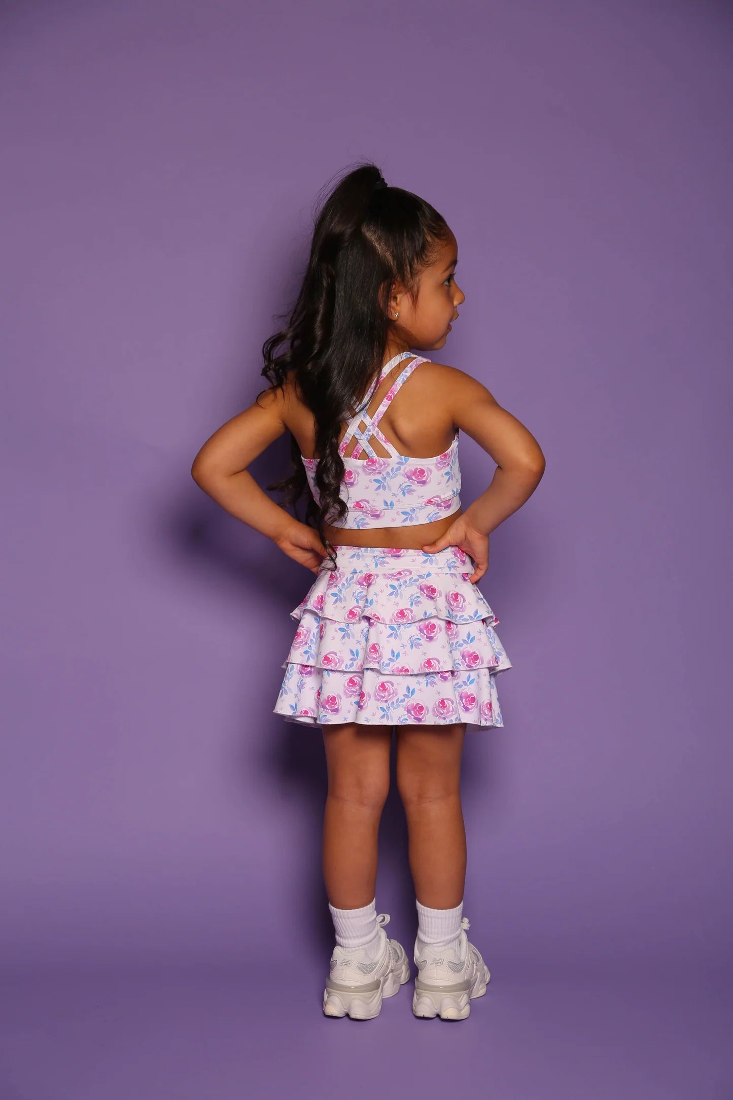 Sweetie Pie Bra Top - Rosie Posie - Sparkle Plum Exclusive - Ready to Ship