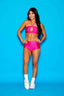 The Weekend Bra Top - Fuchsia - Ready To Ship