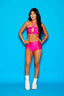 The Weekend Bra Top - Fuchsia - Ready To Ship