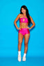 The Weekend Bra Top - Fuchsia - Ready To Ship