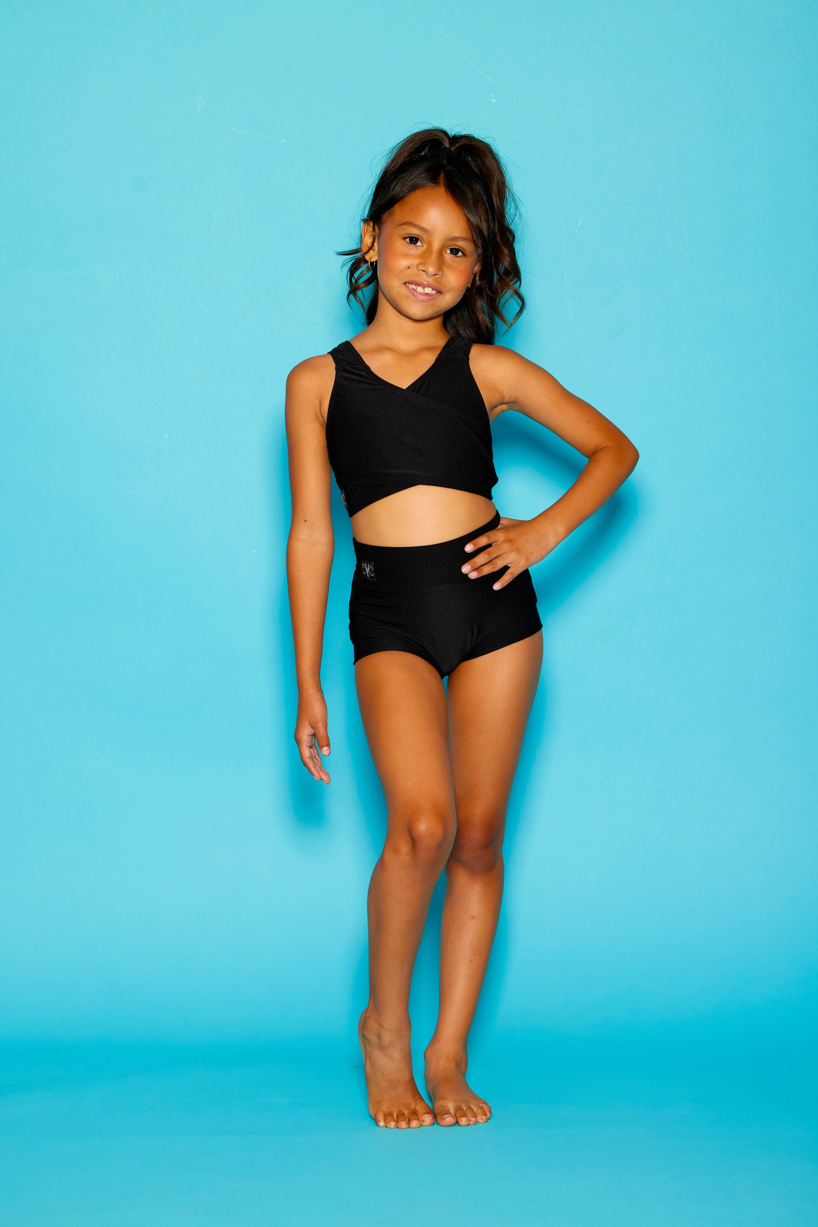 Cross My Heart Bra Top - Black - Ships Pre-Order