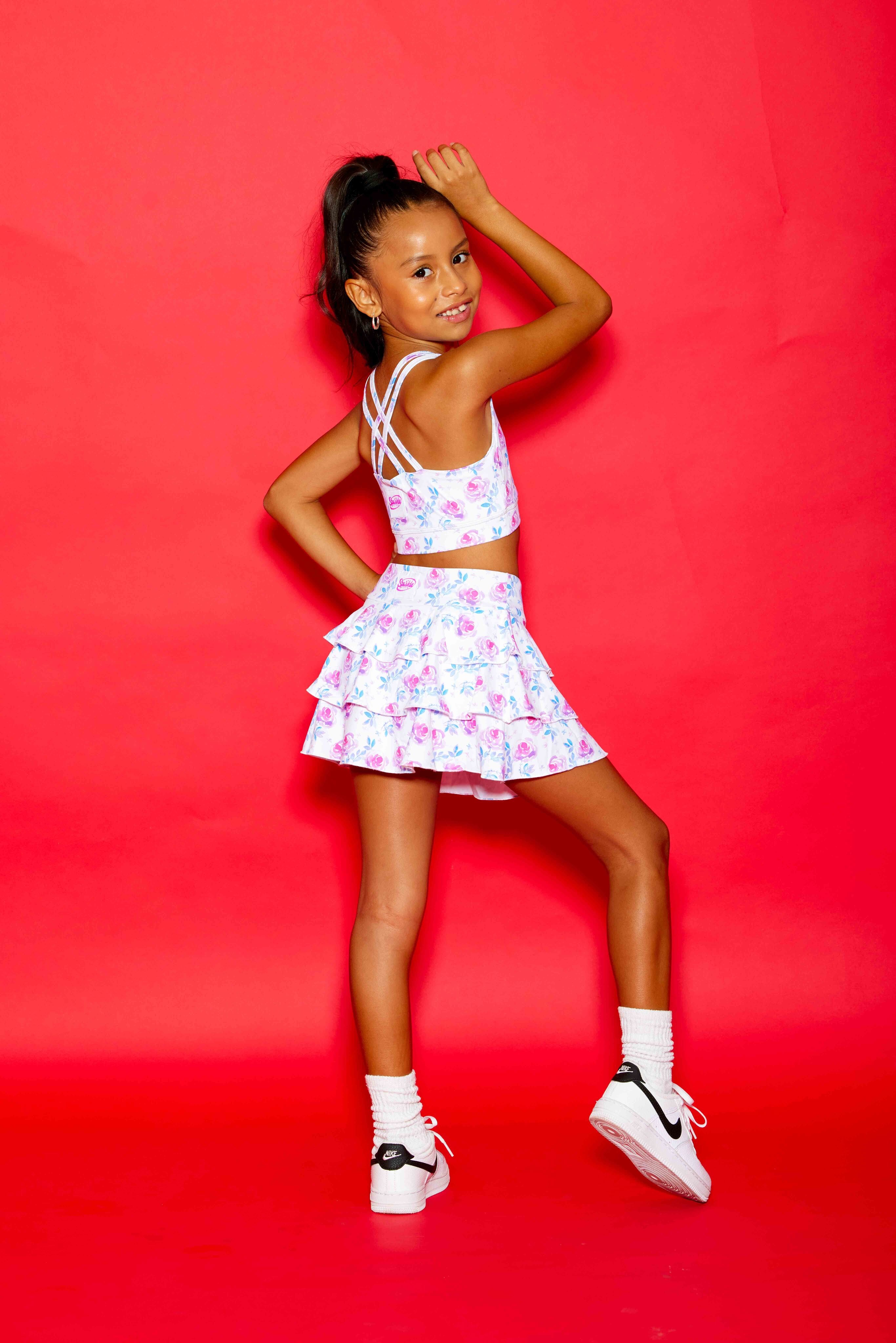 Sweetie Pie Bra Top - Rosie Posie - Sparkle Plum Exclusive - Ready to Ship