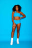 Can't Relate Bra Top - Turquoise - Ready To Ship