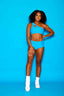 Can't Relate Bra Top - Turquoise - Ready To Ship