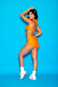 The Weekend Bra Top - Neon Orange - Ready To Ship