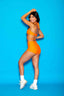 The Weekend Bra Top - Neon Orange - Ready To Ship