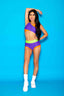 Cross My Heart VIP Brief - Purple/Neon Orange/Neon Green - Ready To Ship - Halloween Limited Edition