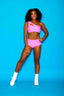 Can't Relate Bra Top - Neon Pink - Ready To Ship