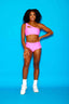 Can't Relate Bra Top - Neon Pink - Ready To Ship