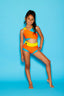Cross My Heart VIP Brief - Orange Shine/Jade/Yellow - Ready To Ship