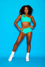 Can't Relate Bra Top - Dark Mint - Ready To Ship